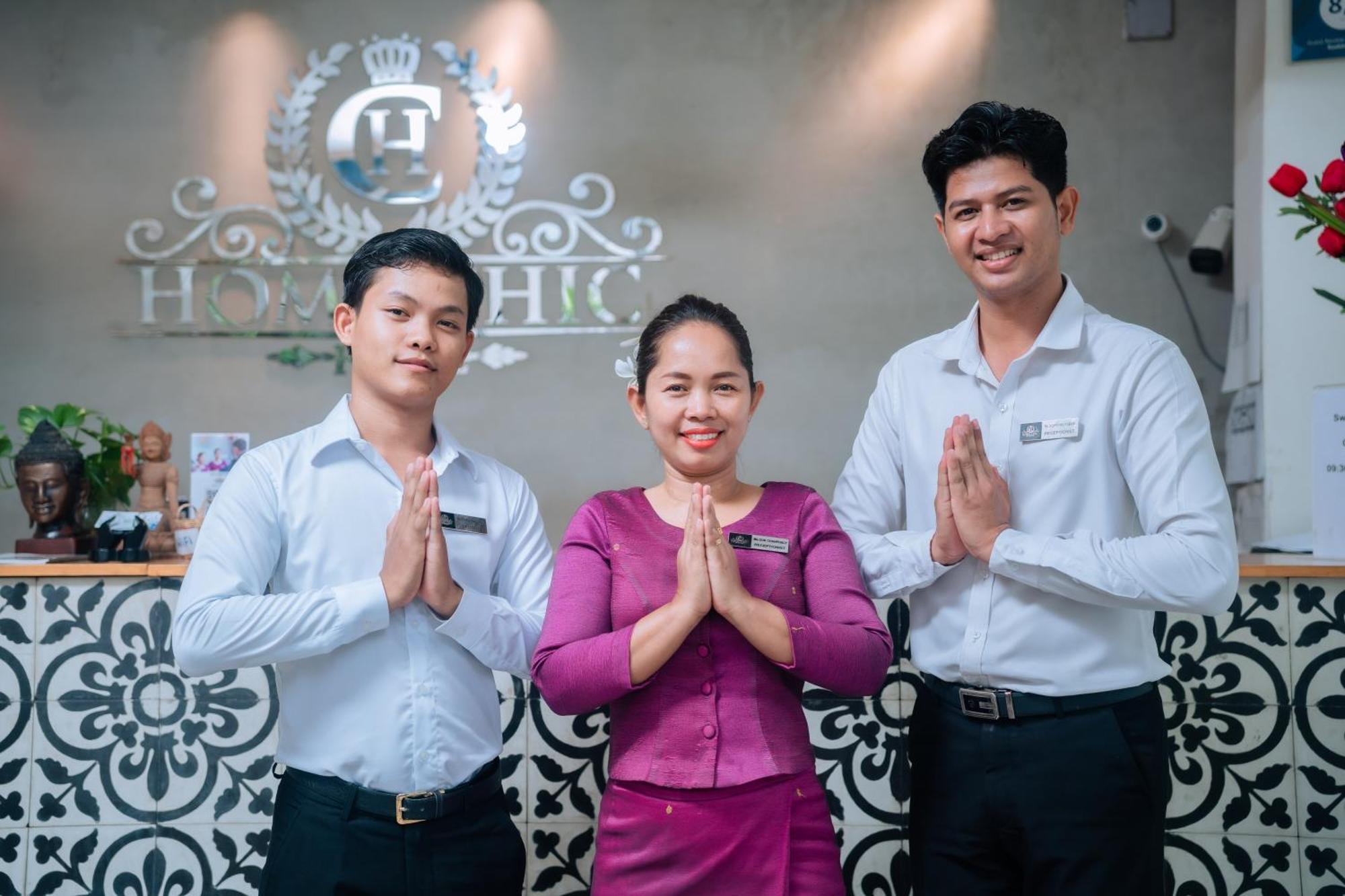 Home Chic Hotel Phnom Penh Exterior foto